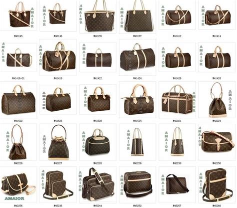 louis vuitton bag names and pictures|louis vuitton bag styles names.